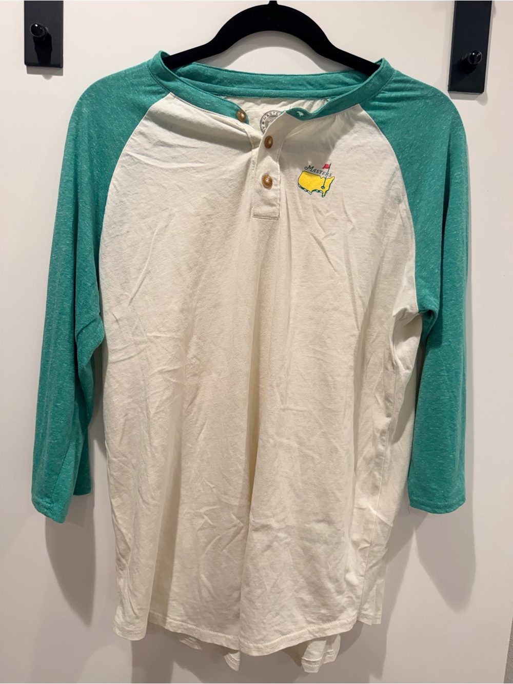 Authentic Official Masters Augusta National Logo 3/4 Sleeve
